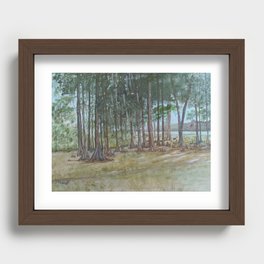 Cypress Grove Recessed Framed Print