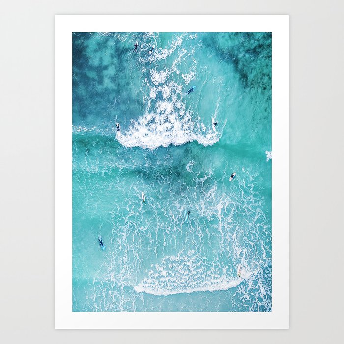 Surf Mood Art Print