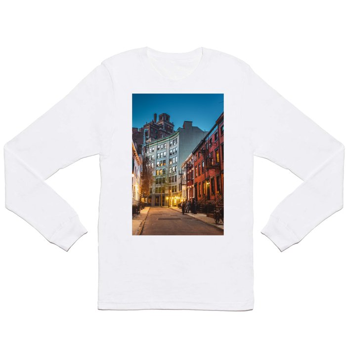 Twilight Hour - West Village, New York City Long Sleeve T Shirt
