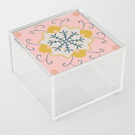 Floral Mandala Design - Spring Garden Acrylic Box
