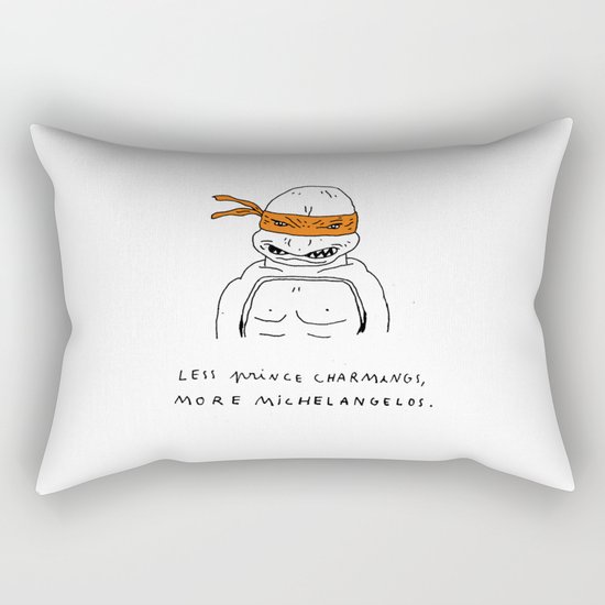 LESS IS MORE Rectangular Pillow
