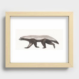 Honeybadger Recessed Framed Print