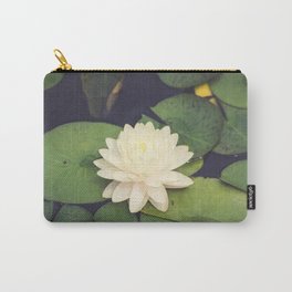 Peaceful Water Lily Carry-All Pouch