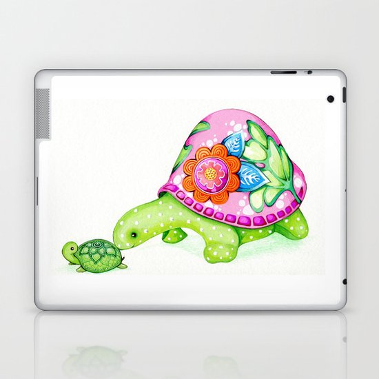 Mom and Baby Turtle Laptop & iPad Skin