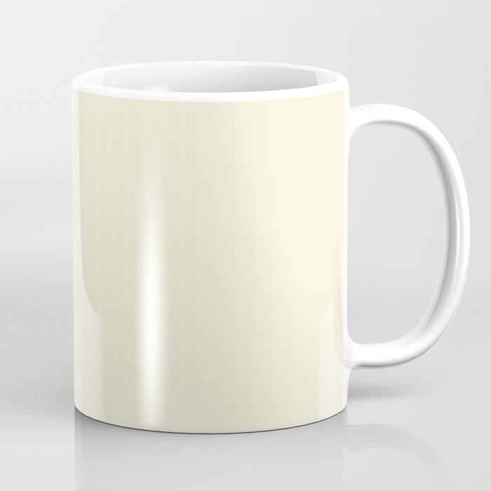 Ultra Pale Yellow Solid Color Pairs Valspar America Enlightenment 3003-2C Coffee Mug