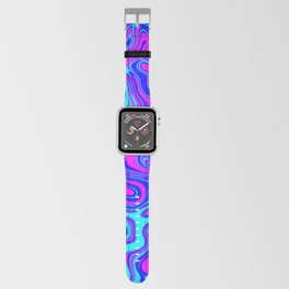 Liquid Color Pink and Blue Apple Watch Band