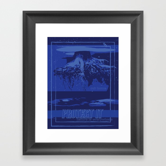 Protect Nature Framed Art Print