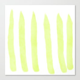 Watercolor Vertical Lines With White 38 Canvas Print