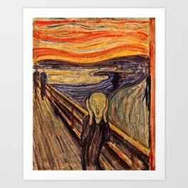 Edvard Munch  -  The Scream Art Print