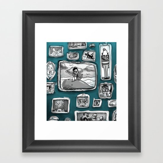 Forever Ancient Moment Immediately Later Yesterday Framed Art Print