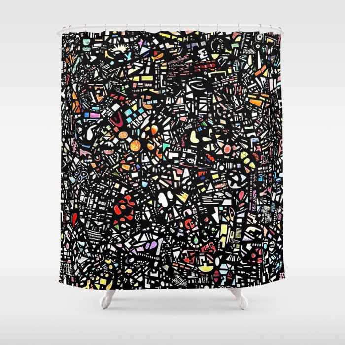 Assorted Shapes II Shower Curtain