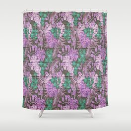 Flower on Wood Collection #5 Shower Curtain