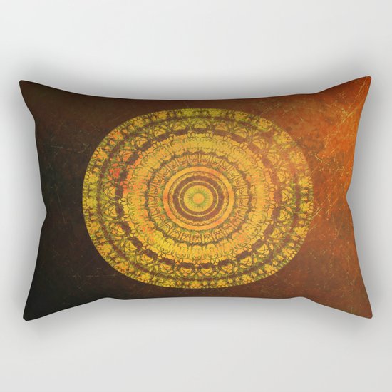 Sun Mandala 5 Rectangular Pillow