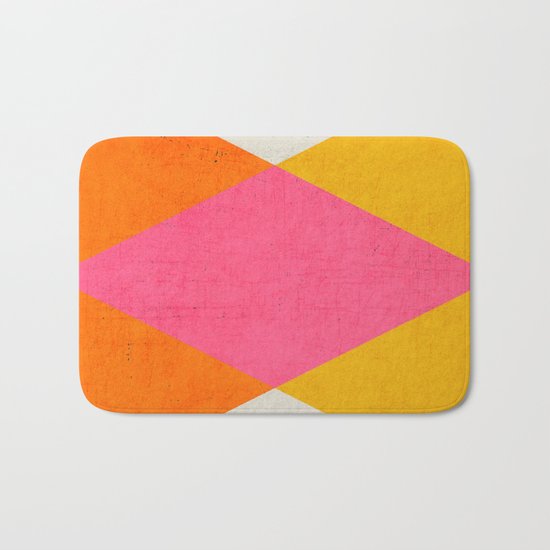 summer triangles Bath Mat