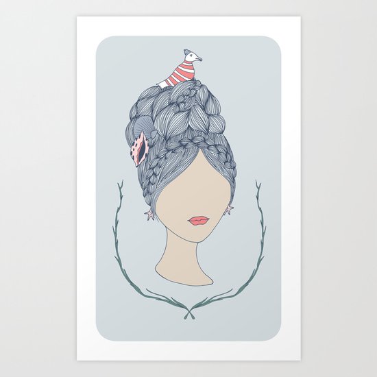 Sea Child Art Print