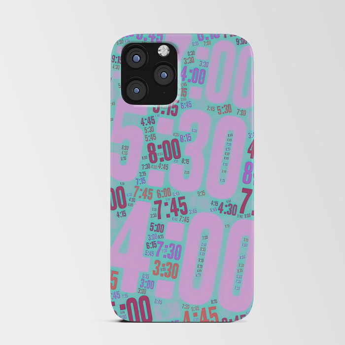 Pace run , number 025 iPhone Card Case