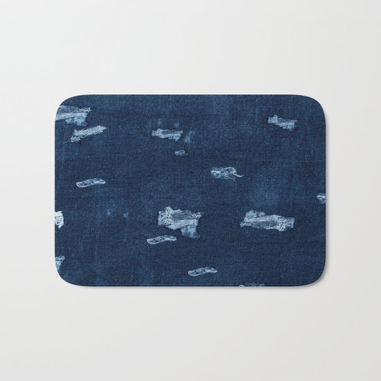 Patched Jeans Bath Mat