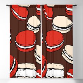 French Macarons Cranberry Vanilla Blackout Curtain