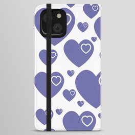 Forever In My Heart - Very Peri on White #3 iPhone Wallet Case