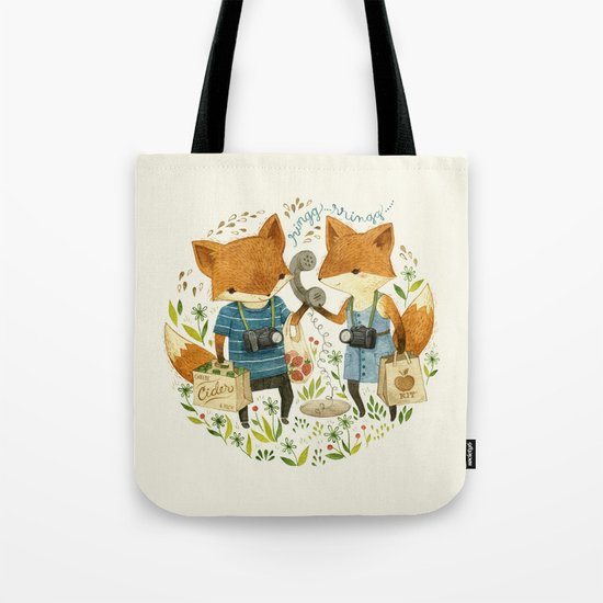 Fox Friends Tote Bag