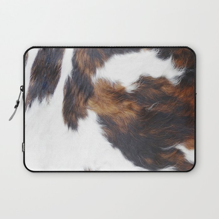 Kisses From The West Ver 2 - Faux Cowhide Print Laptop Sleeve