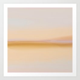 Sand Dune, Translucent Abstract Art Paintings by Ricki Mountain Art Print