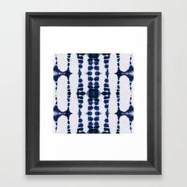Boho Tie-Dye Knit Vertical Framed Art Print