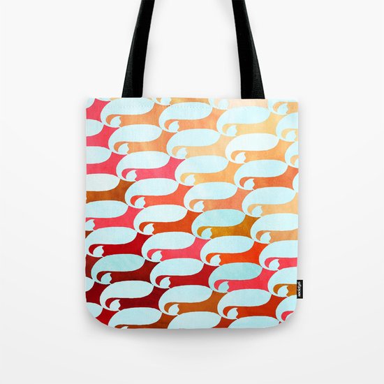 Blue Whale & Red Fox Tote Bag