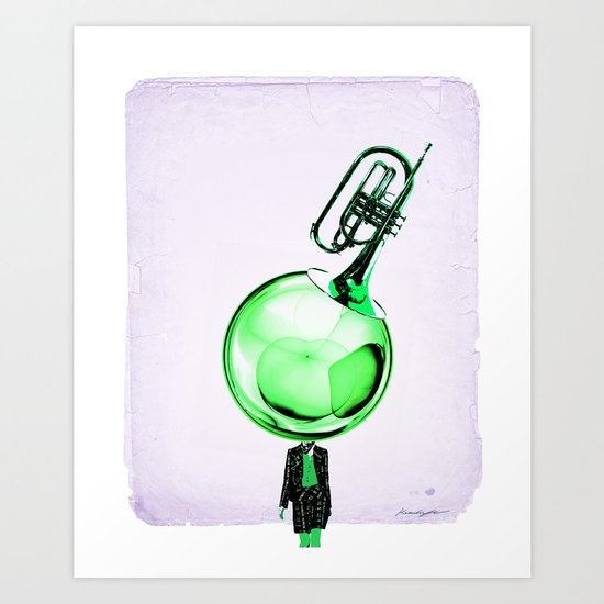 Modern Cornet Art Print