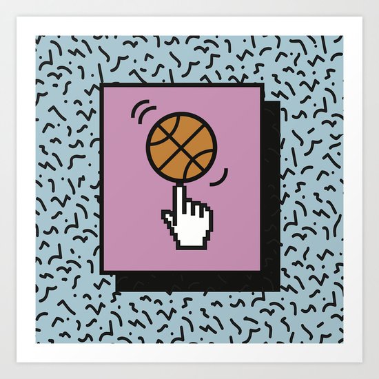 Ball Tricks Art Print