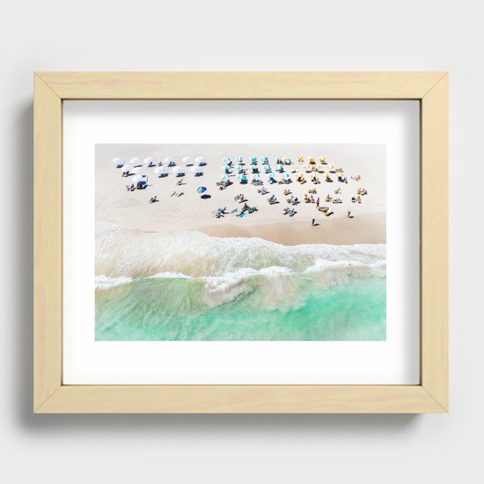 Life is  a Beach in Florida Recessed Framed Print