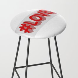 Cute Expression Design "#LOVE". Buy Now Bar Stool