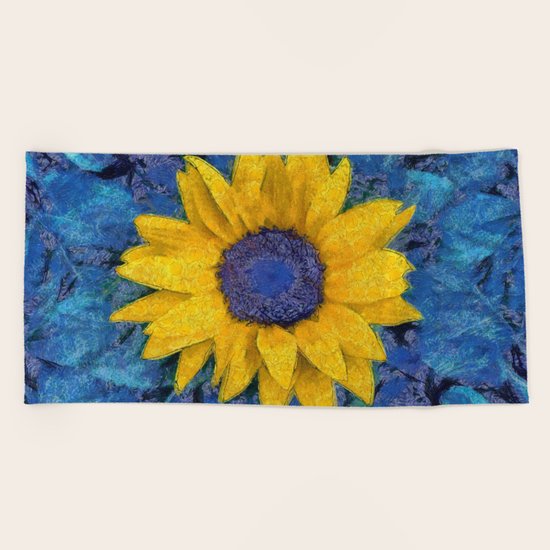 Sunflower Beach Towel