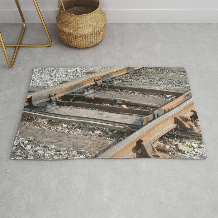 Train Track Rug