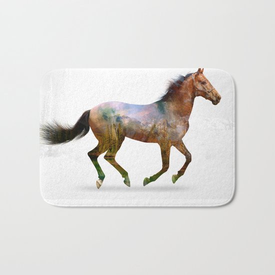 horse Bath Mat