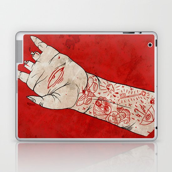 bite the hand. Laptop & iPad Skin