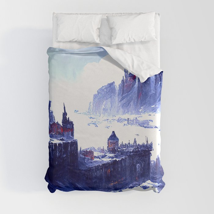 The Kingdom of Ice Duvet Cover