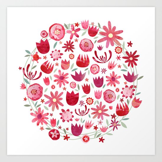 Summer Flowers Art Print