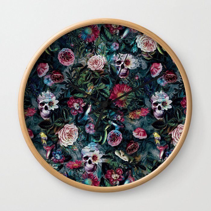 Poisonous Forest Wall Clock