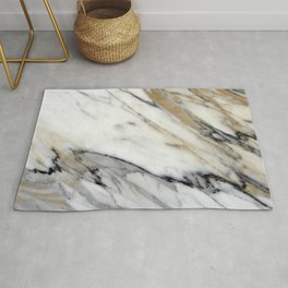 Calacatta Marble Area & Throw Rug