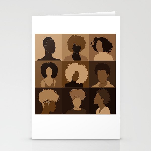 FOR BROWN GIRLS COLLECTION COLLAGE Stationery Cards