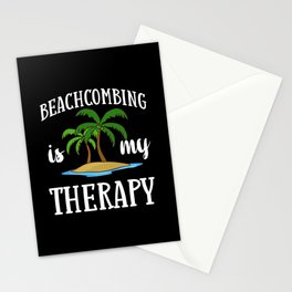 Beachcombing Sea Glass Beach Shelling Stationery Card