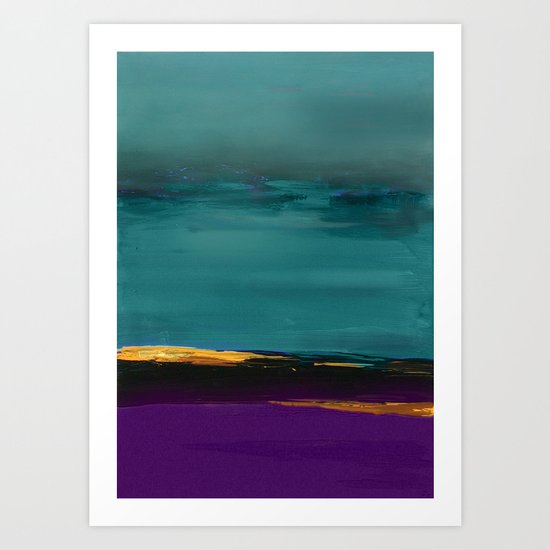 DUNES - Abstract landscape Art Print
