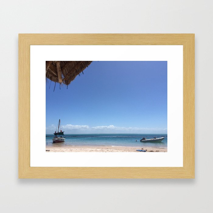 Beach Island Framed Art Print