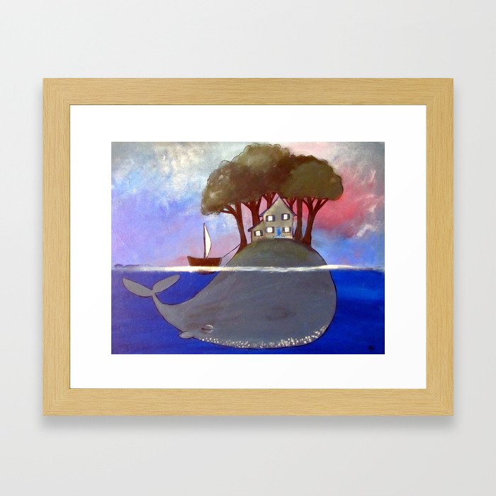The Magic Island Framed Art Print