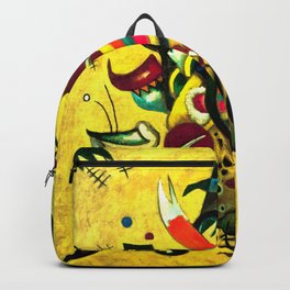 Wassily Kandinsky - Points - Abstract Art Backpack | Abstract, Vintage, Points, Geometry, Painting, Neoplasticism, Kandinsky, Retro, Angular, Hippie 