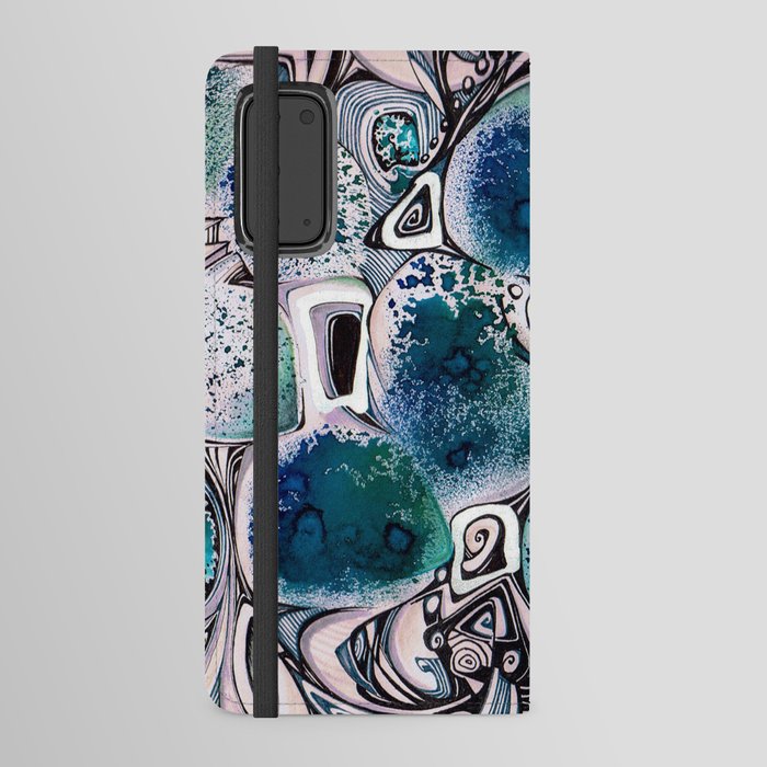 Playful Abstract Painting Android Wallet Case