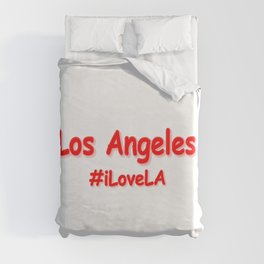 "#iLoveLA" Cute Design. Buy Now Duvet Cover