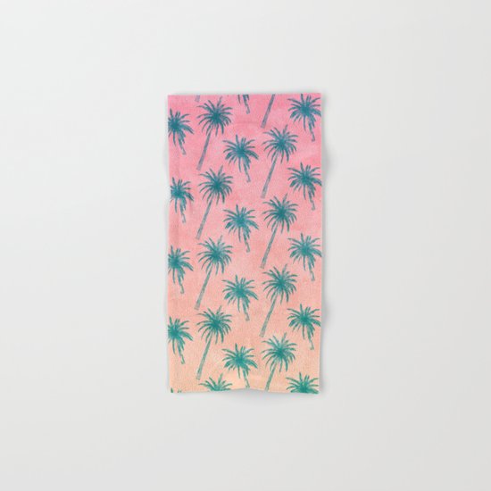 Palm Tree Pattern Hand & Bath Towel