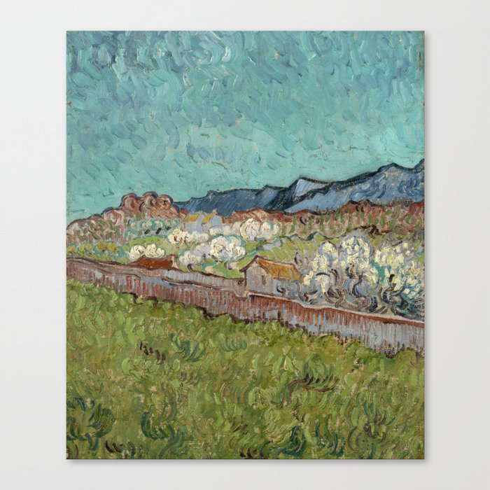 View of the Alpilles by Vincent van Gogh Canvas Print